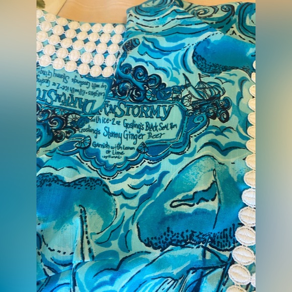Lilly Pulitzer Dark N Stormy Originals Shift Dress Holy Grail size 4 - Picture 11 of 14